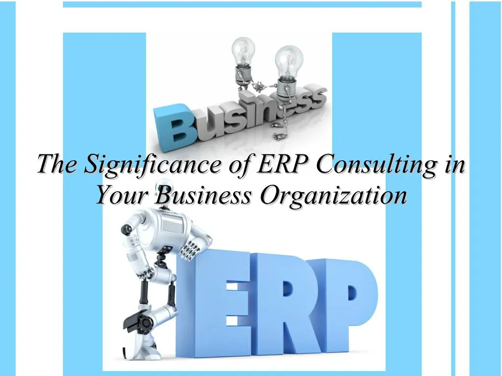 the significance of erp consulting