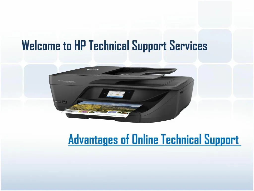 welcome to hp technical support services
