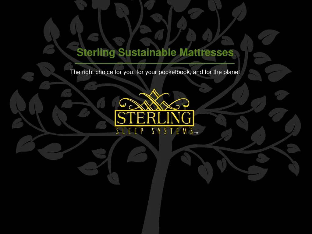 sterling sustainable mattresses