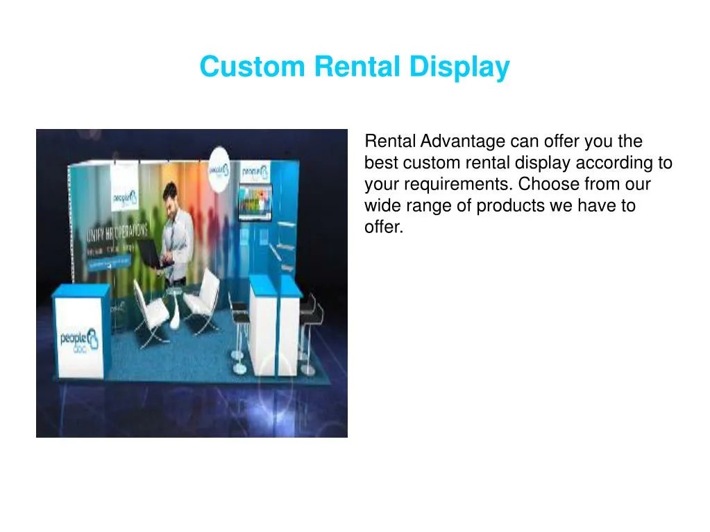 custom rental display