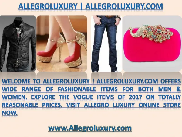 Allegro Luxury | Allegroluxury Popular Fashion Trendy Items Available at Allegro Luxury
