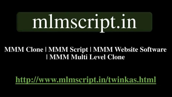 MMM Clone | MMM Script | MMM Website Software | MMM Multi Level Clone