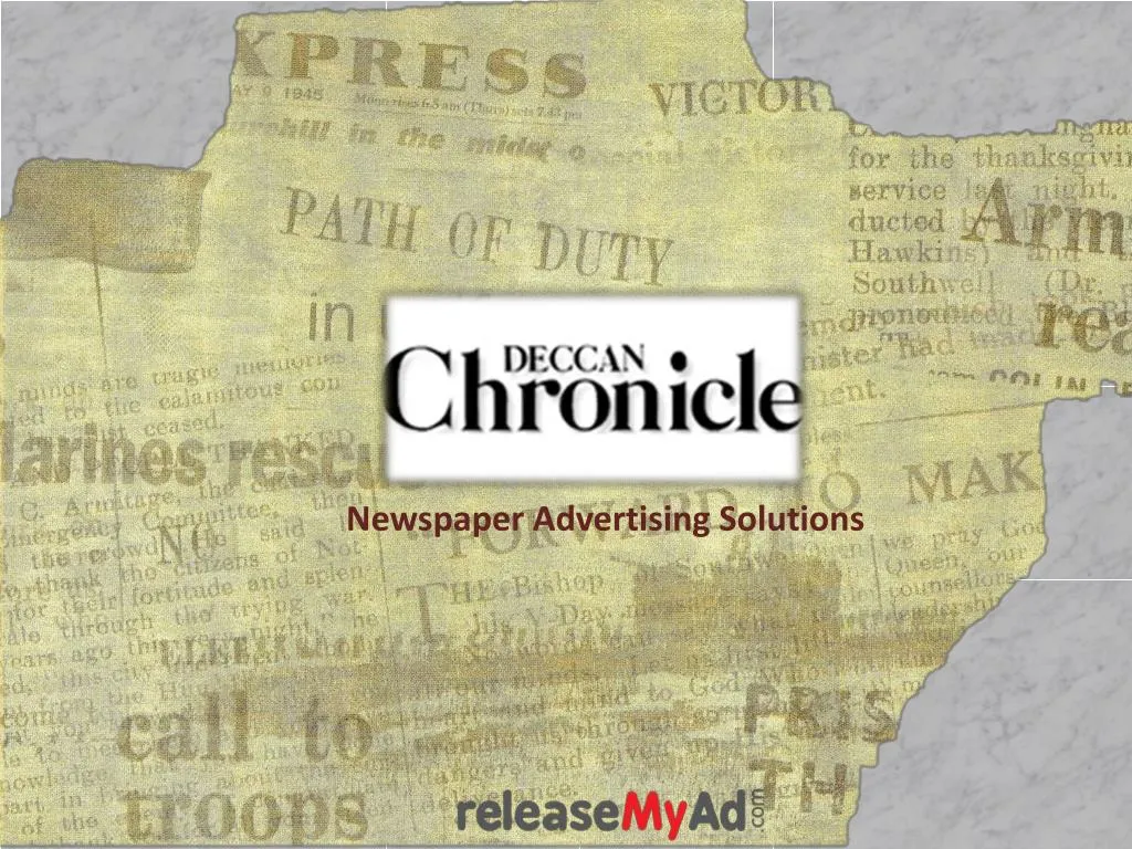 newspaper advertising solutions