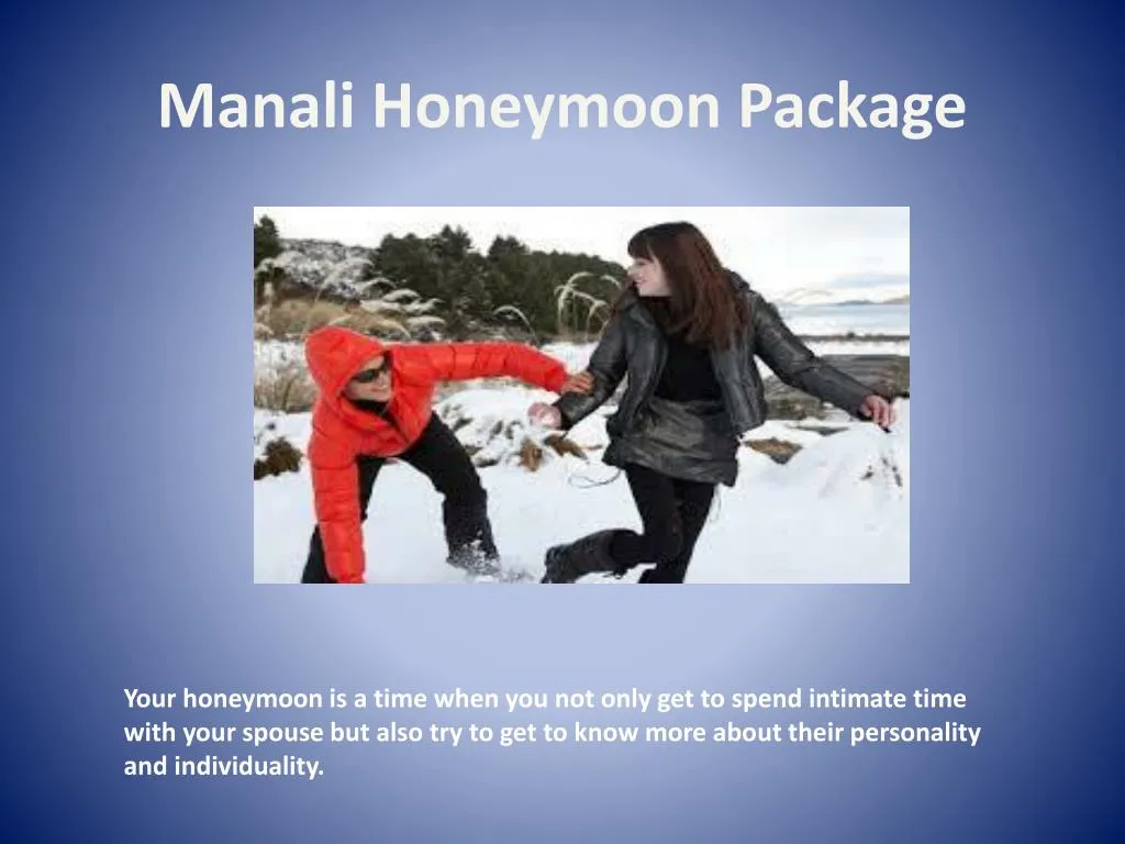 manali honeymoon package