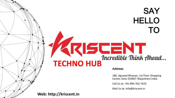 Kriscent – A complete web solutions and software development company