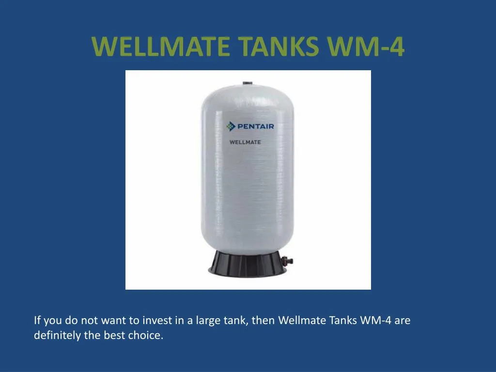wellmate tanks wm 4