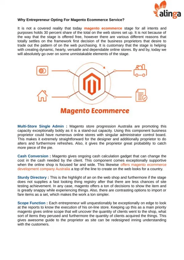 Find A Best Magento eCommerce Services in Brisbane
