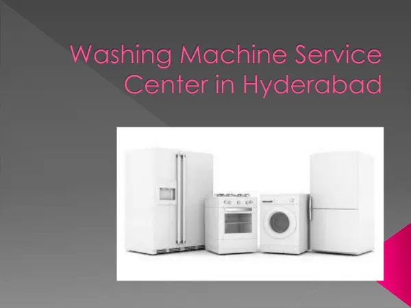 Washing Machine Service Center in Hyderabad