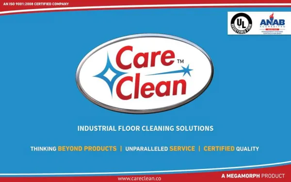 Industrial Floor Cleaning Chemical Products in India | CareClean