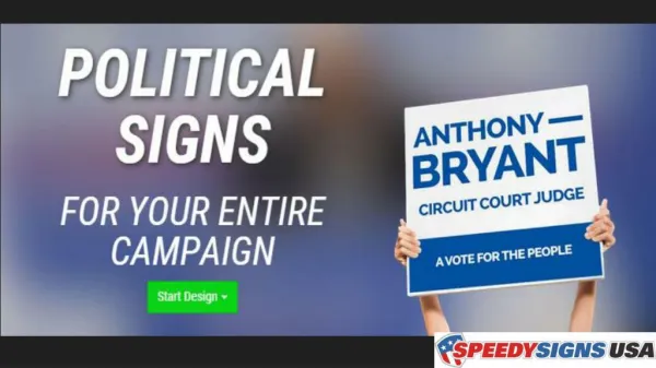 Step by Step - Online Political Sign Design