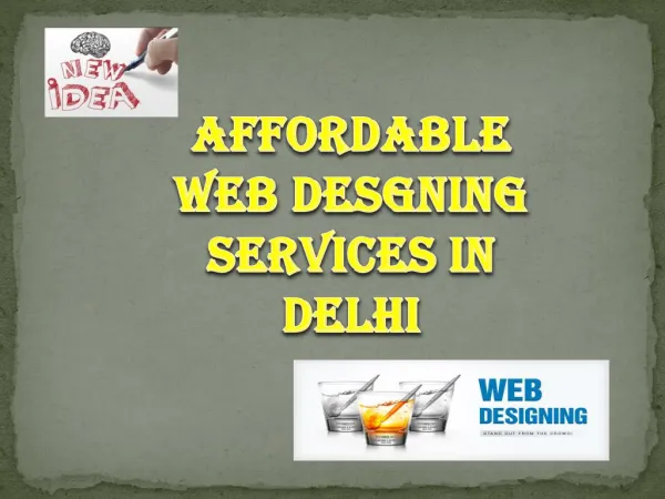 AFFORDABLE WEB DESIGNIG SERVICES IN DELHI