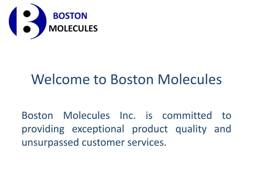 welcome to boston molecules