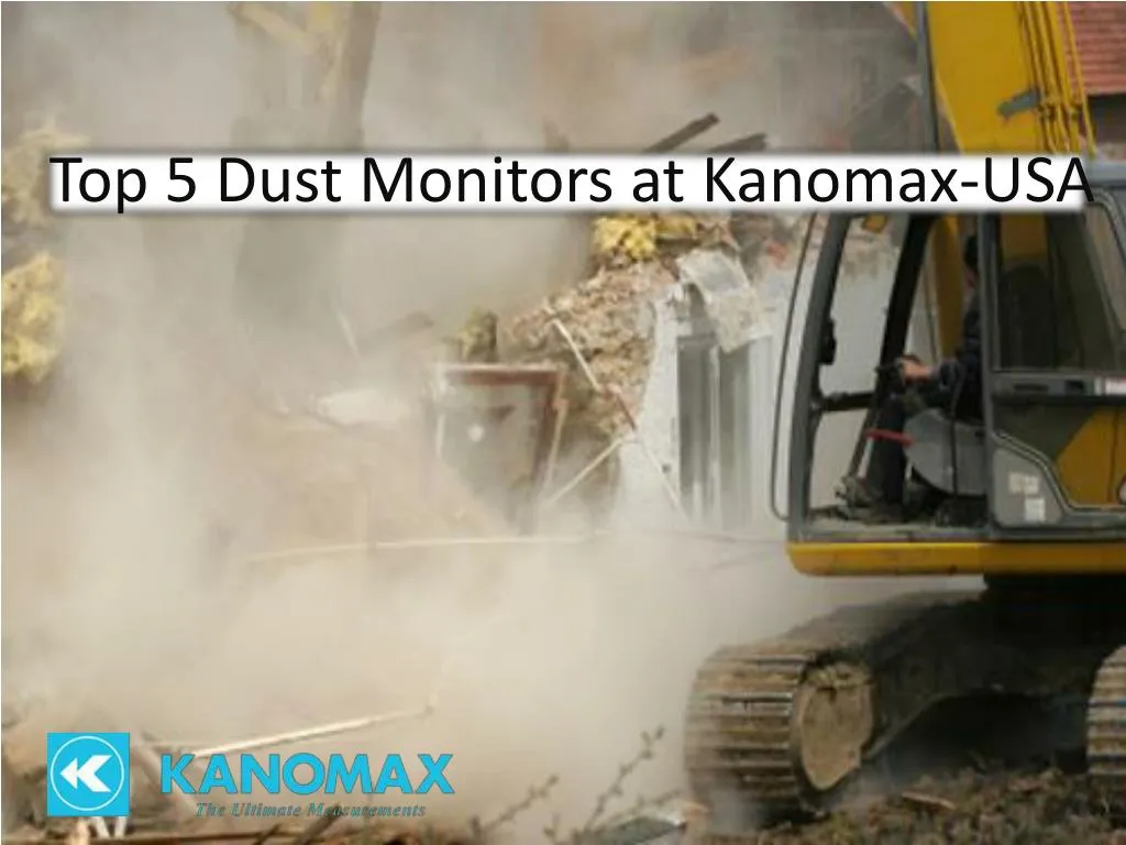 top 5 dust monitors at kanomax usa