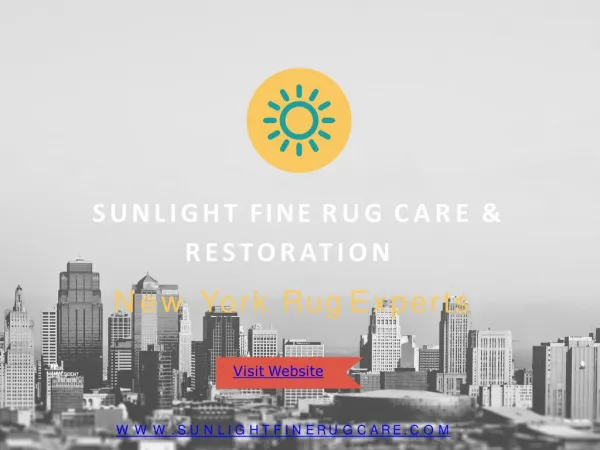 2017 Sunlight Fine Rug Care Interior designers Brochure