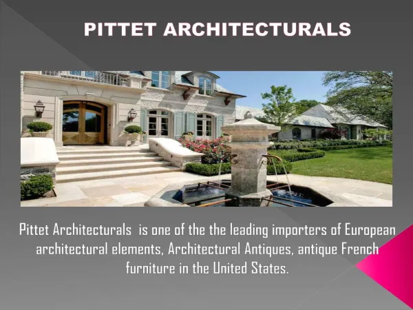 pittet architecturals