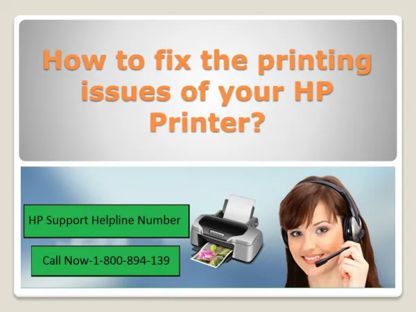 How to fix the printing issues of your HP Printer?