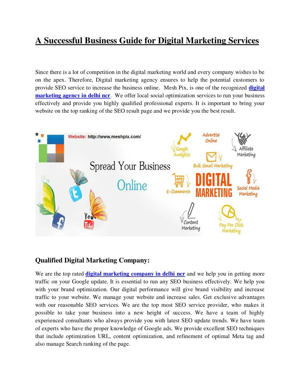 a successful business guide for digital marketing