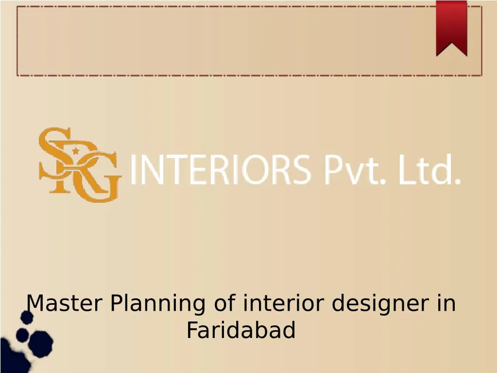 master planning of interior designer in faridabad