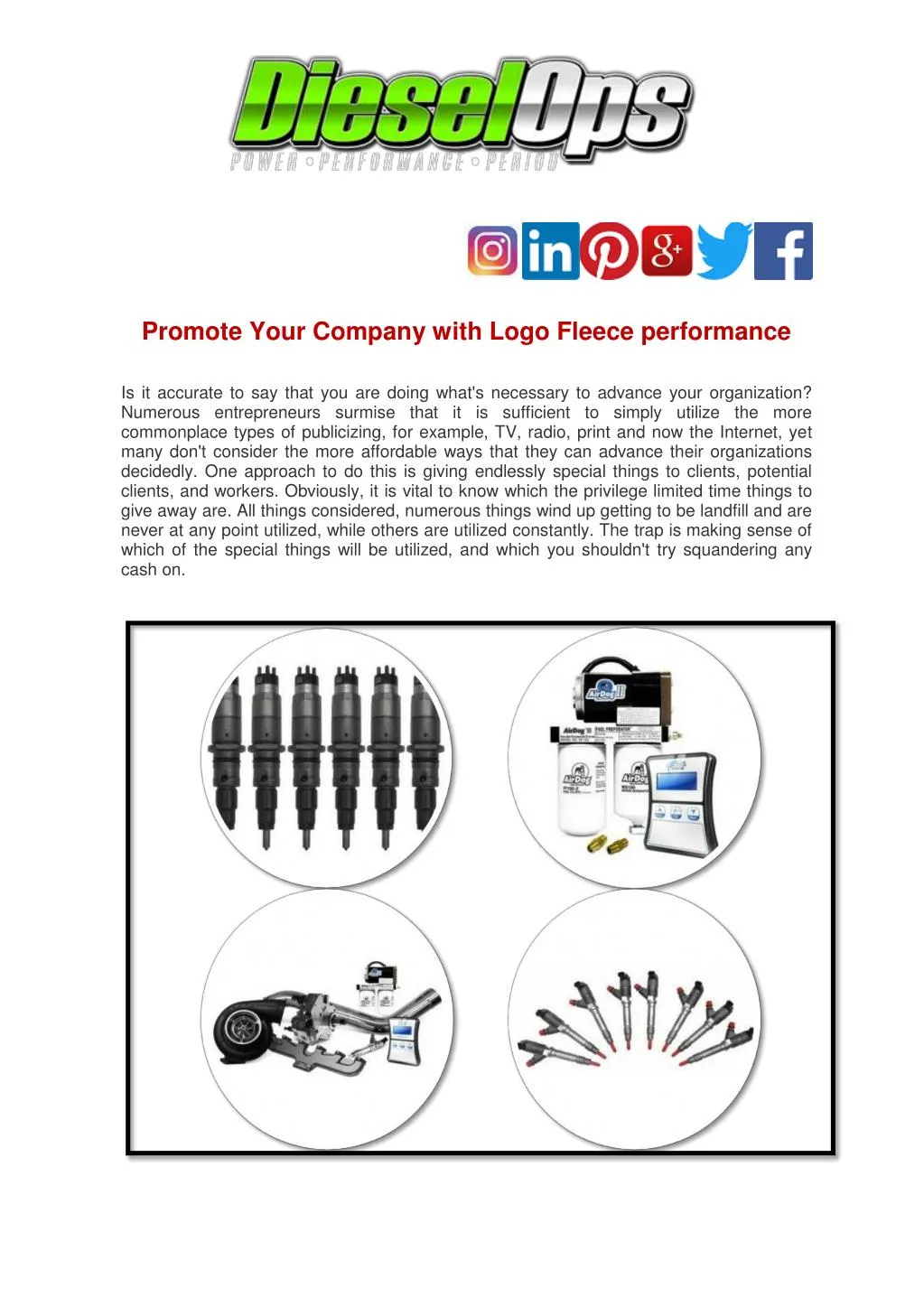 promote your company with logo fleece performance