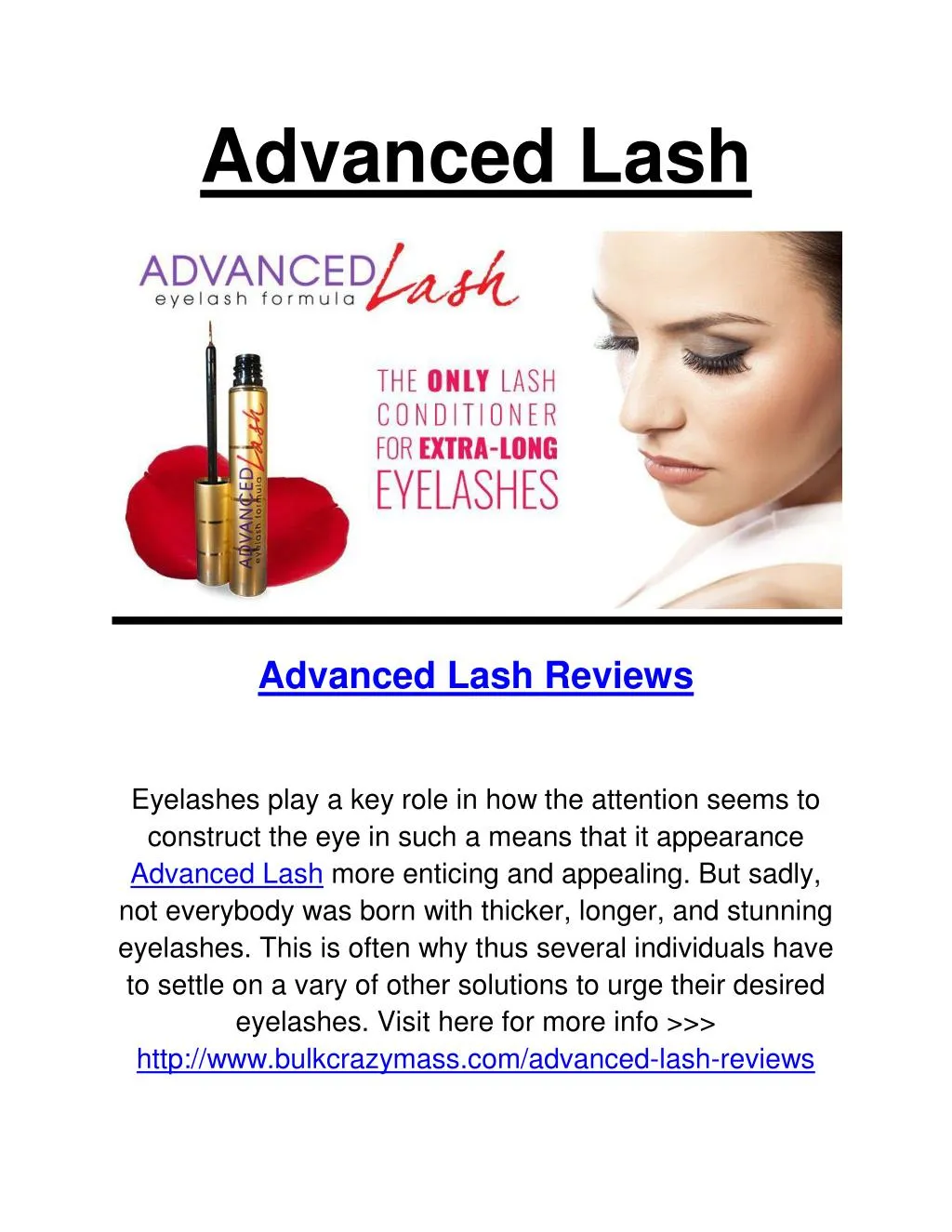 advanced lash
