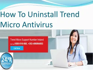 PPT - How To Uninstall Trend Micro Antivirus With Diagnostic Toolkit ...