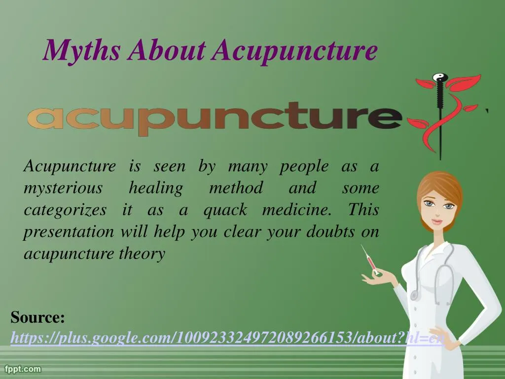 myths about acupuncture
