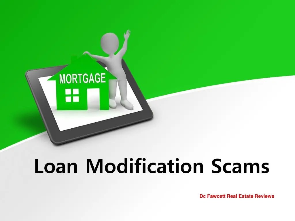 loan modification scams