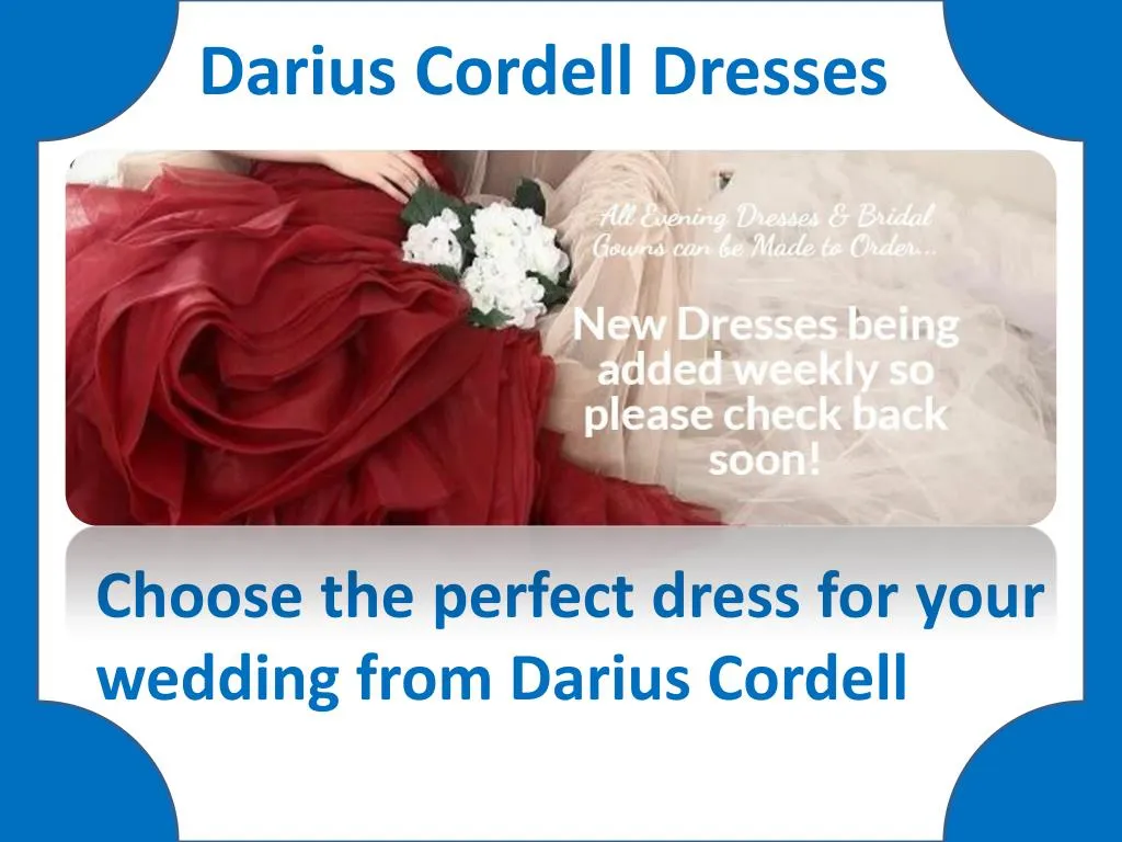 darius cordell dresses