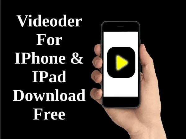 Videoder For IPhone & IPad Download Free