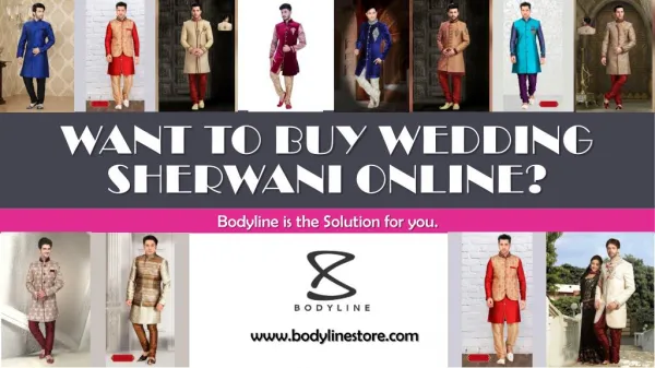 Buy Wedding Sherwani Online