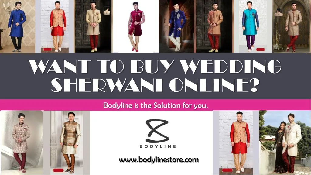 want to buy wedding sherwani online