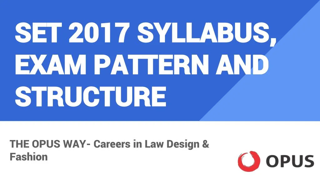 set 2017 syllabus exam pattern and structure