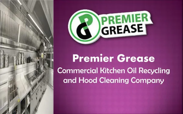 Get the professional hood cleaning service from Premier Grease