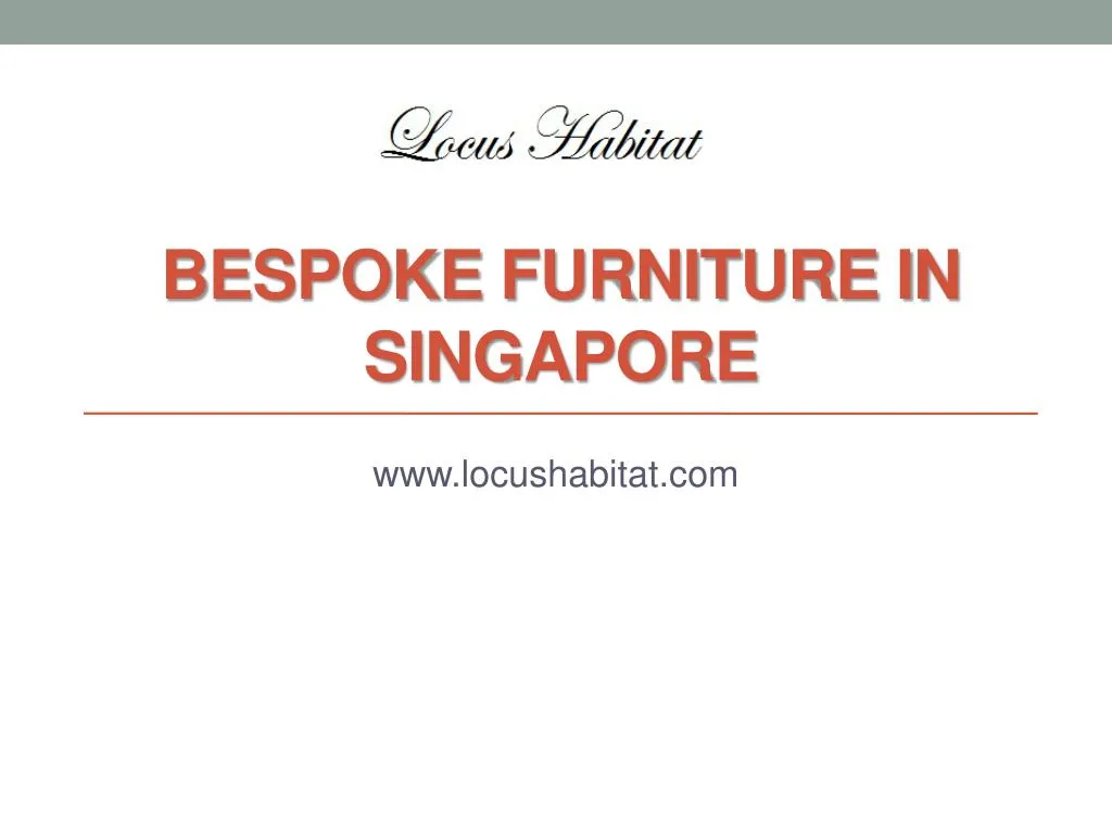 bespoke furniture in singapore