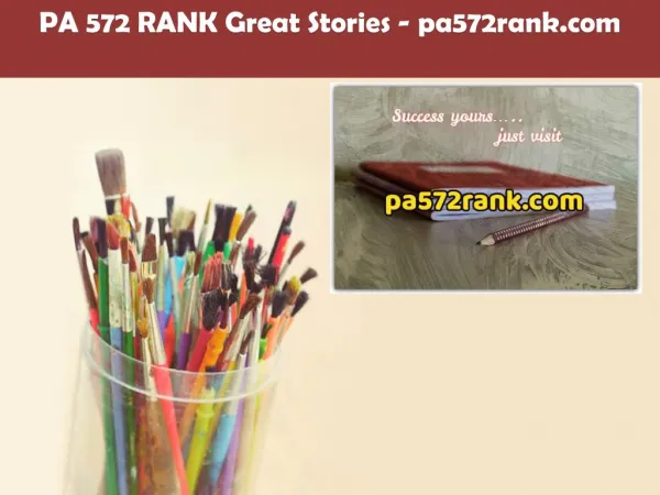 PA 572 RANK Great Stories /pa572rank.com