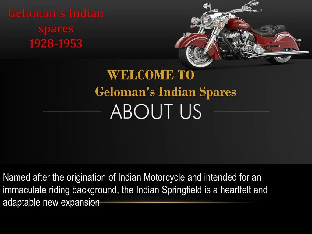 welcome to geloman s indian spares