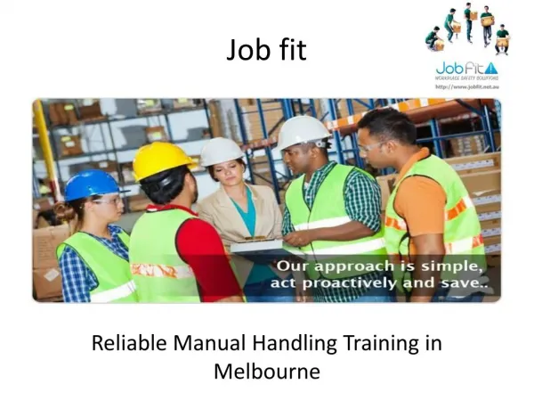 Manual Handling Risk Assessment - jobfit