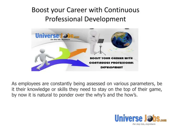 Boost your Career with Continuous Professional Development