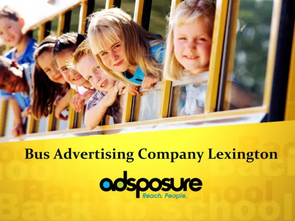 Bus Advertising Company Lexington | Adsposure