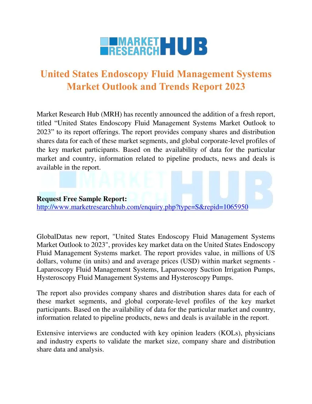 united states endoscopy fluid management systems