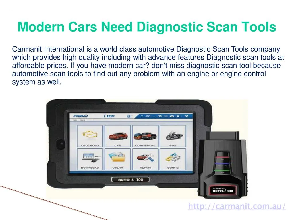 modern cars need diagnostic scan tools