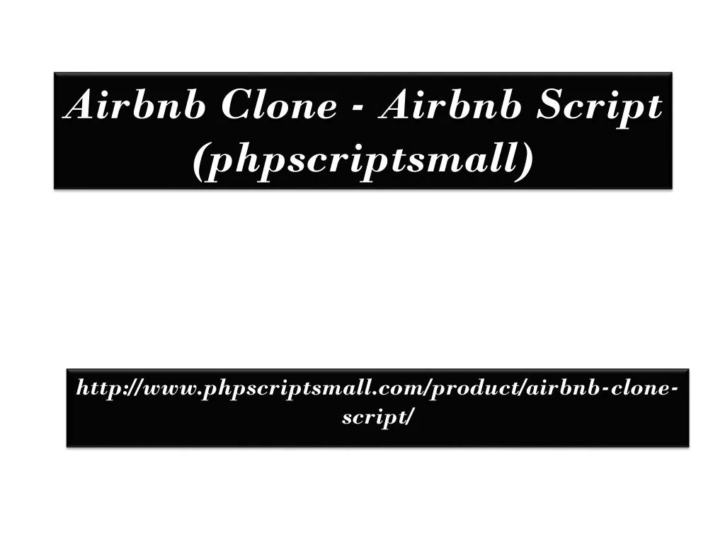 airbnb clone airbnb script phpscriptsmall