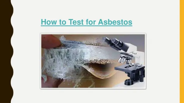 Asbestos Testing Gladstone