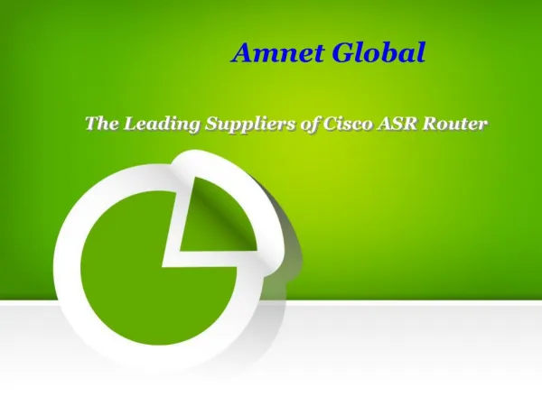 The Leading Suppliers of Cisco ASR Router