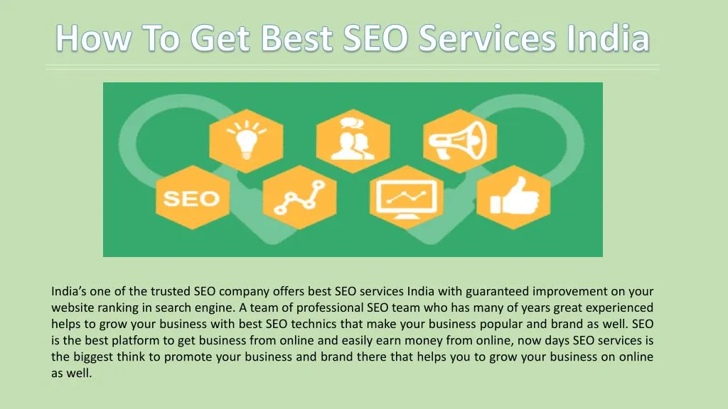 how to get best seo services india