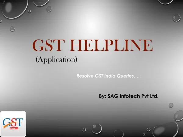 Download GST Helpline India App for Taxation Issue