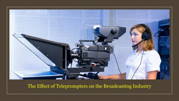 Professional HD Broadcasting Teleprompters in UAE