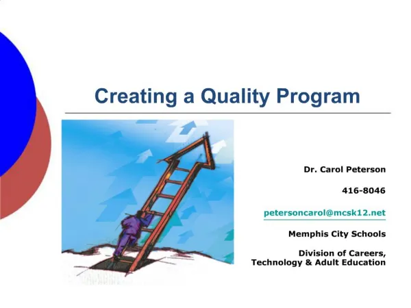 Creating a Quality Program