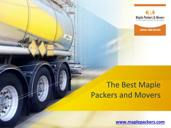 Best packer and mover In India