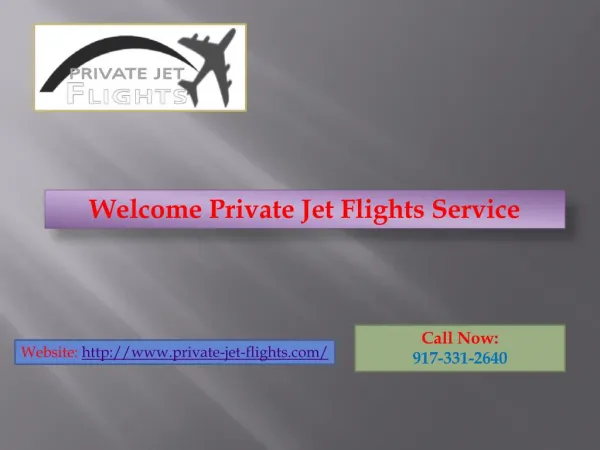 Book Private Jet For Emergency : Private Jet Flights